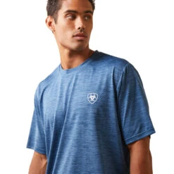 'Ariat' Men's Charger Ariat Stamp T-Shirt - Sky Fall -Outdoor Clothing Store S23 MNS WEST 10043769 detail01 1024x1024@2x