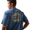 'Ariat' Men's Charger Ariat Stamp T-Shirt - Sky Fall 1 'Ariat' Men's Charger Ariat Stamp T-Shirt - Sky Fall -Outdoor Clothing Store S23 MNS WEST 10043769 detail02 1024x1024@2x