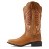 'Ariat' Women's Rockdale Western Square Toe - Almond Buff -Outdoor Clothing Store S23 WMS WEST 10044415 side 1024x1024@2x