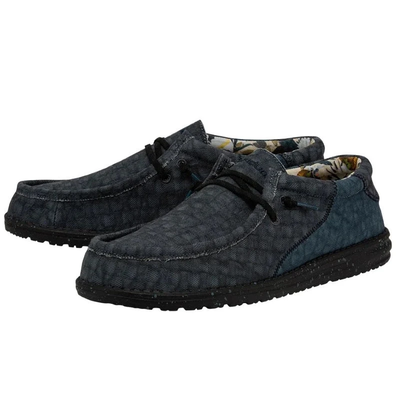 'Hey Dude' Men's Wally Break Cali - Sea 'Hey Dude' Men's Wally Break Cali - Sea -Outdoor Clothing Store