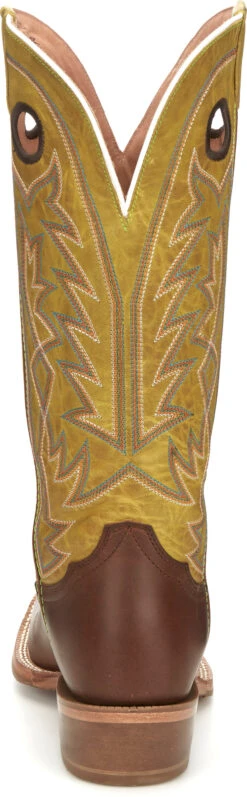 'Tony Lama' Men's 15" Fairview Buckaroo Western Square Toe - Brown / Moss Green -Outdoor Clothing Store TNL 006 SA2001 1024x1024@2x