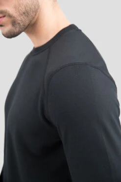 'Terramar' Men's 4.0 Military Fleece Heritage Crew - Black -Outdoor Clothing Store W8369 010 4 1024x1024@2x