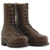 'Wesco' Men's 10" Voltfoe EH Lineman Comp Toe - Brown -Outdoor Clothing Store Wesco Brown Leather Electrical Boots 500x500 1024x1024@2x