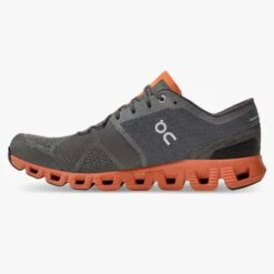 'On Running' Men's Cloud X - Rust / Rock -Outdoor Clothing Store cloud x 2 fw21 rust rock m g4 1024x1024@2x