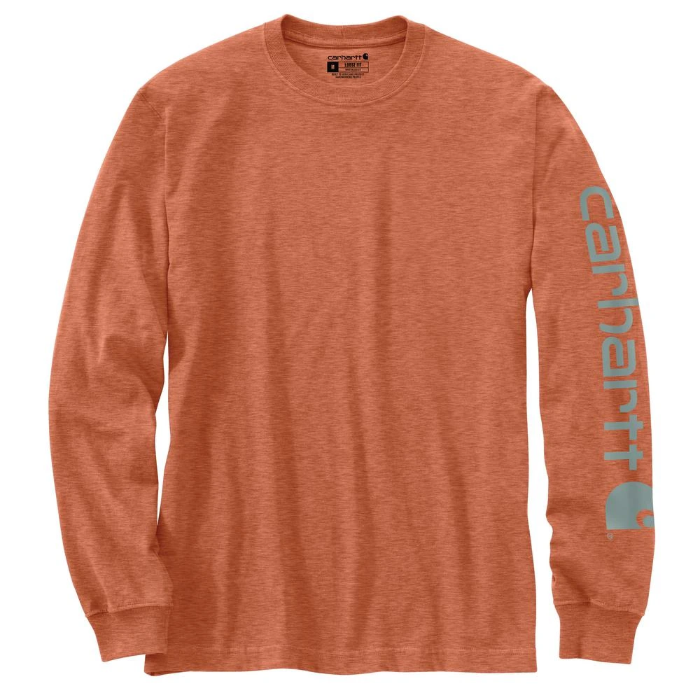 'Carhartt' Men's Heavyweight Sleeve Logo T-Shirt - Ginger Heather 'Carhartt' Men's Heavyweight Sleeve Logo T-Shirt - Ginger Heather -Outdoor Clothing Store ginger heather carhartt t shirts k231 q02
