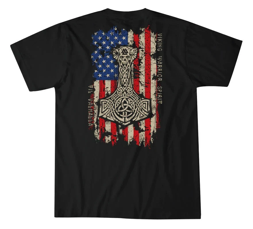 'Howitzer' Men's Thor Flag Short Sleeve Tee - Black 'Howitzer' Men's Thor Flag Short Sleeve Tee - Black -Outdoor Clothing Store mens short sleeve tees thor flag 1 5000x e8a75f40 d46e 43af 9150