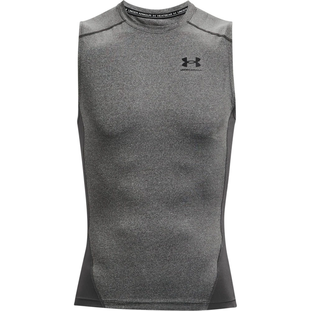 'Under Armour' Men's HeatGear® Sleeveless Compression - Carbon Heather / Black 'Under Armour' Men's HeatGear® Sleeveless Compression - Carbon Heather / Black -Outdoor Clothing Store s7.PS1361522