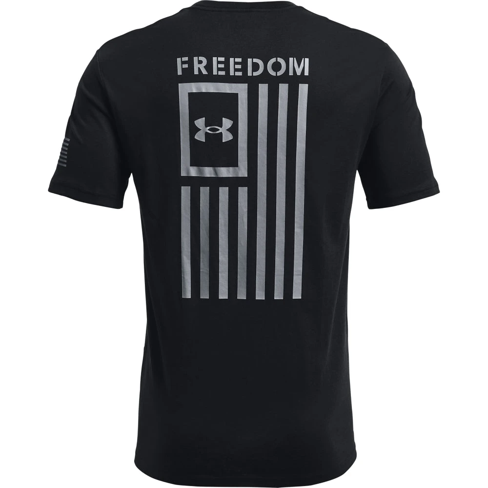 'Under Armour' Men's Freedom Flag T-Shirt - Black / Steel 'Under Armour' Men's Freedom Flag T-Shirt - Black / Steel -Outdoor Clothing Store s7.PS1370810