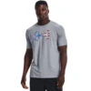 'Under Armour' Men's Freedom Hook T-Shirt - Steel / White -Outdoor Clothing Store s7.V5 1370304 035 FC 1024x1024@2x