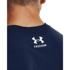 'Under Armour' Men's Freedom Hook T-Shirt - Academy / Red -Outdoor Clothing Store s7.V5 1370304 408 BCKDET 1024x1024@2x