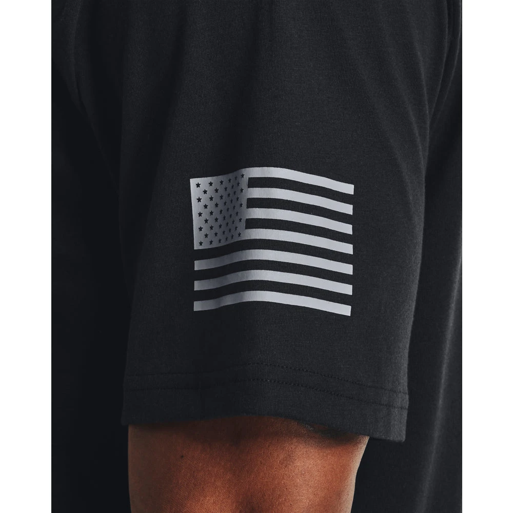 'Under Armour' Men's Freedom Flag T-Shirt - Black / Steel 'Under Armour' Men's Freedom Flag T-Shirt - Black / Steel -Outdoor Clothing Store s7.V5 1370810