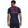 'Under Armour' Men's Freedom Banner T-Shirt - Academy / Red -Outdoor Clothing Store s7.V5 1370818 409 BC MAIN 1024x1024@2x