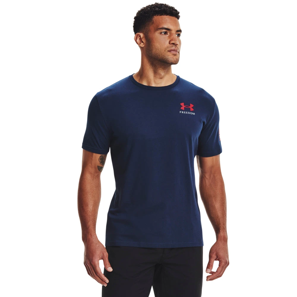 'Under Armour' Men's Freedom Banner T-Shirt - Academy / Red 'Under Armour' Men's Freedom Banner T-Shirt - Academy / Red -Outdoor Clothing Store s7.V5 1370818