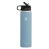 'Hydro Flask' 24 Oz. Wide Mouth W/Flex Straw Lid - Rain -Outdoor Clothing Store w24bsw rain 1 1024x1024@2x