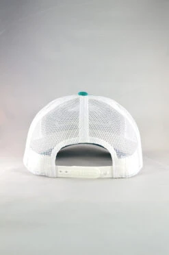 'Kimes Ranch' Men's Weekly Trucker Cap - Teal / White -Outdoor Clothing Store weekly trucker teal cap 4 1024x1024@2x